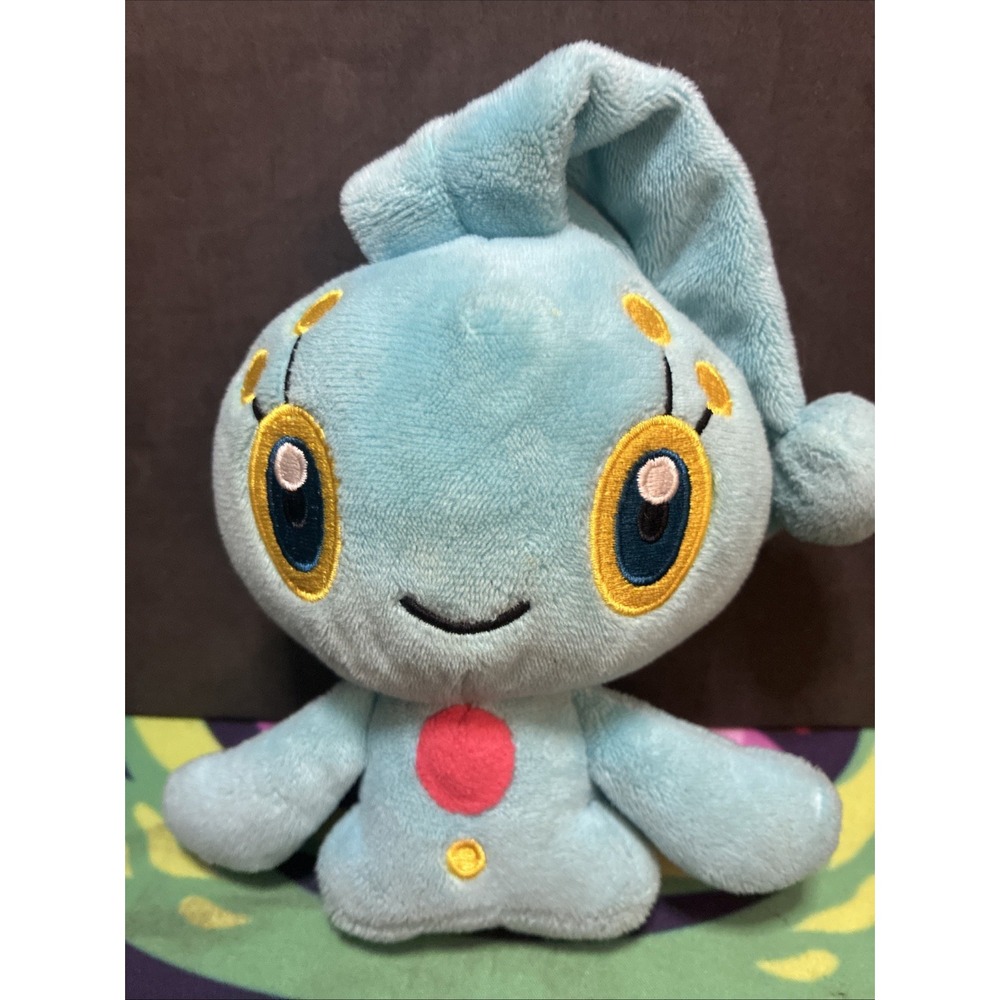 Pokemon Center Manaphy Plush 7in Official Nintendo Mythical No Tag